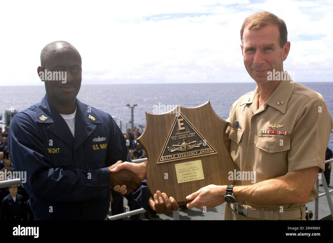 FRÉDÉRIC Ruehe, commandant du groupe amphibie de LA Marine AMÉRICAINE ...