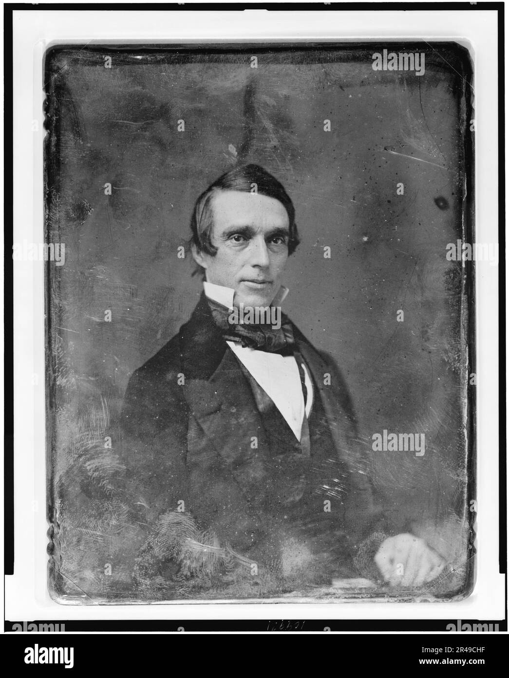 A. Oakey Hall, portrait en demi-longueur, trois quarts à droite, yeux avant, entre 1844 et 1860. Maire de New York. Banque D'Images