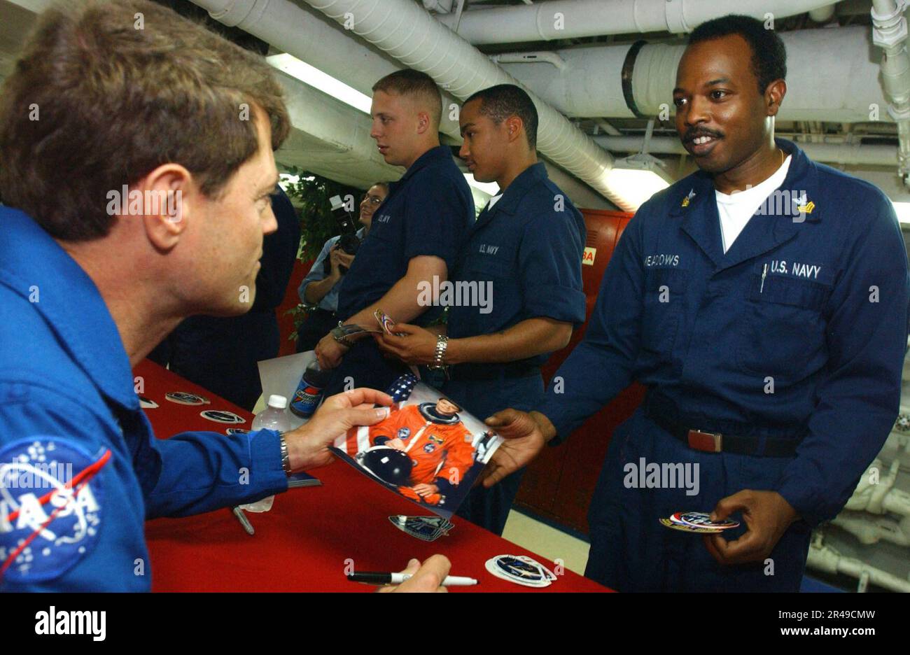 US Navy astronaute de la NASA Banque D'Images