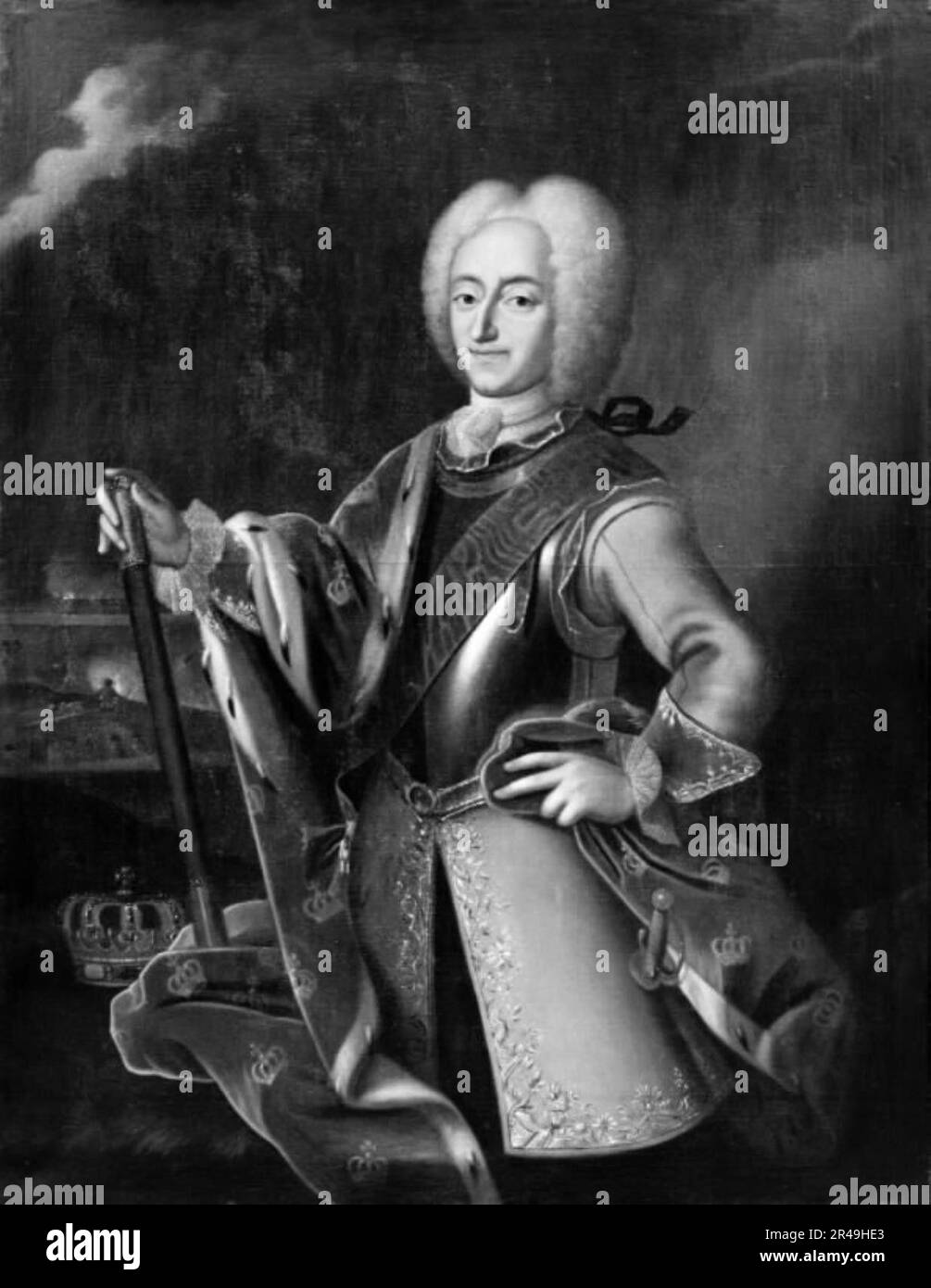 Roi Frederik IV, 1700-1800. Banque D'Images