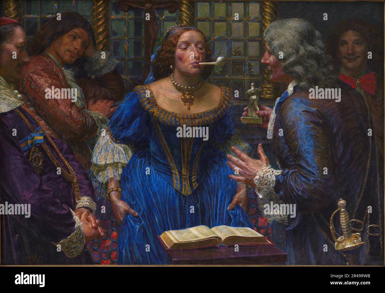 Queen Christina dans Palazzo Corsini, 1908. Christina, Reine de Suède, abdiquée et déménagea à 