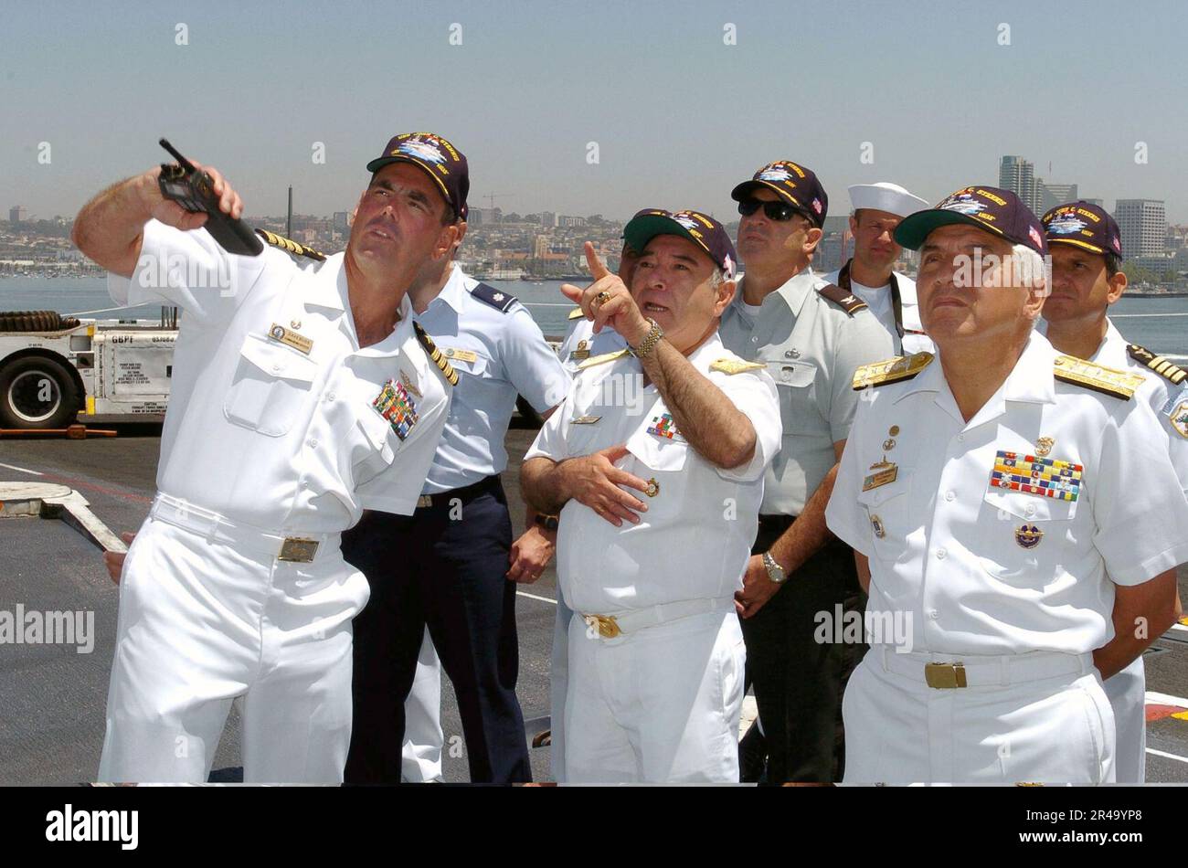 LE commandant du capitaine DE la Marine AMÉRICAINE, USS John C. Stennis ...