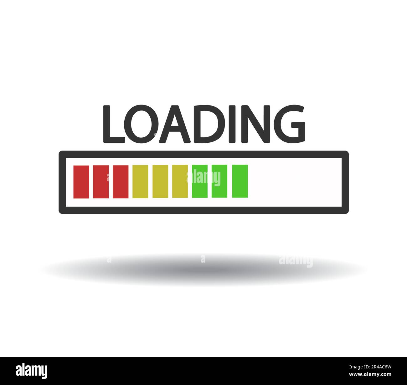 Chargement de la conception plate Icon. illustration vectorielle Illustration de Vecteur