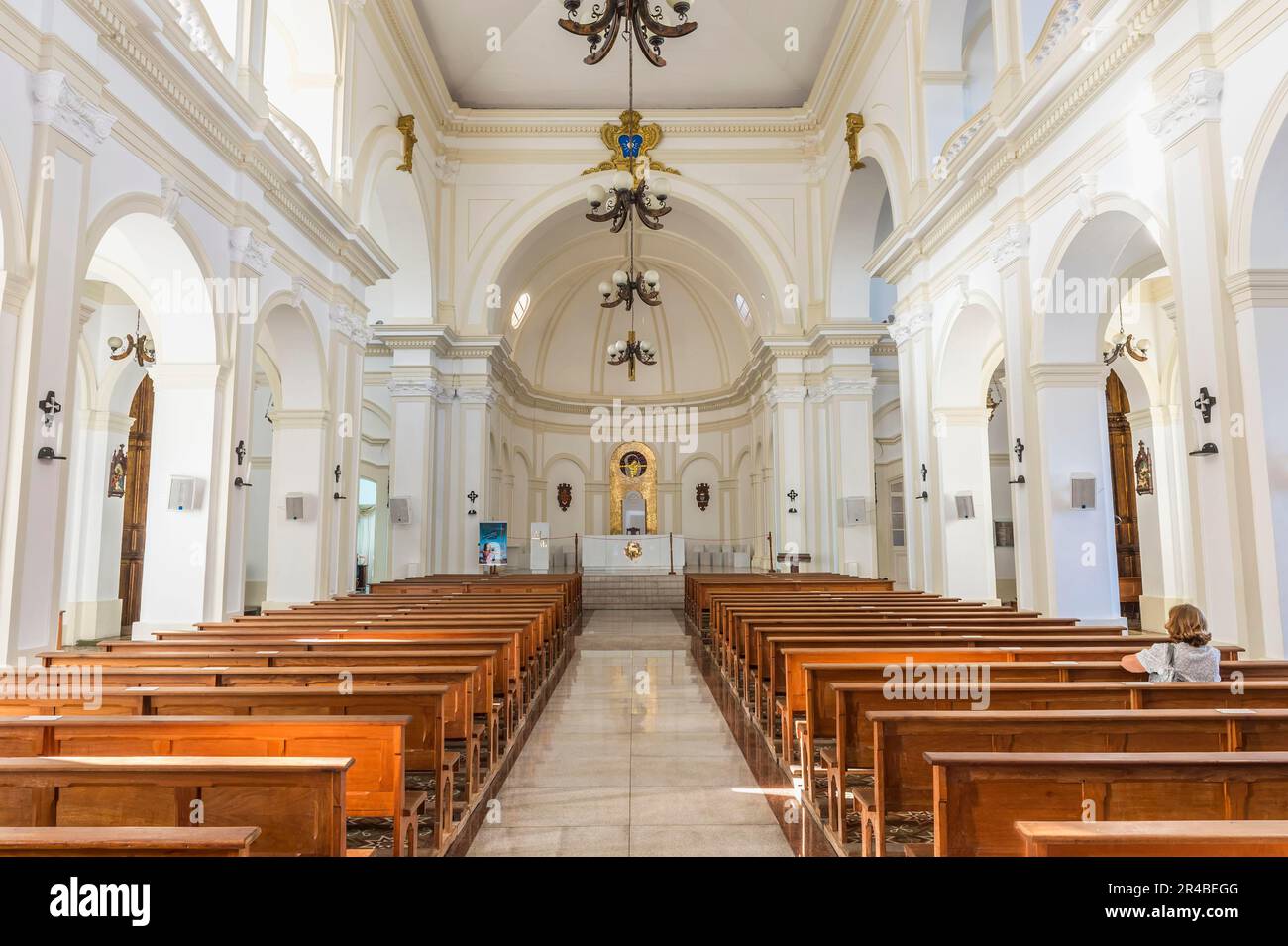 Cathédrale de Santo Antonio, Diamantina, Minas Gerais, Brésil Banque D'Images