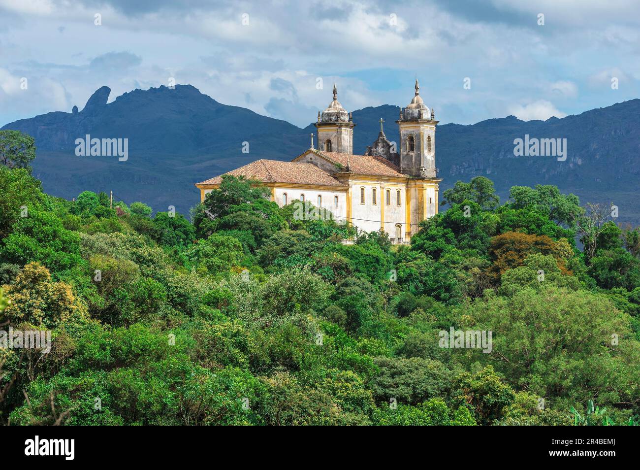 Église de Sao Francisco de Paula, Ouro Preto, Minas Gerais, Brésil Banque D'Images