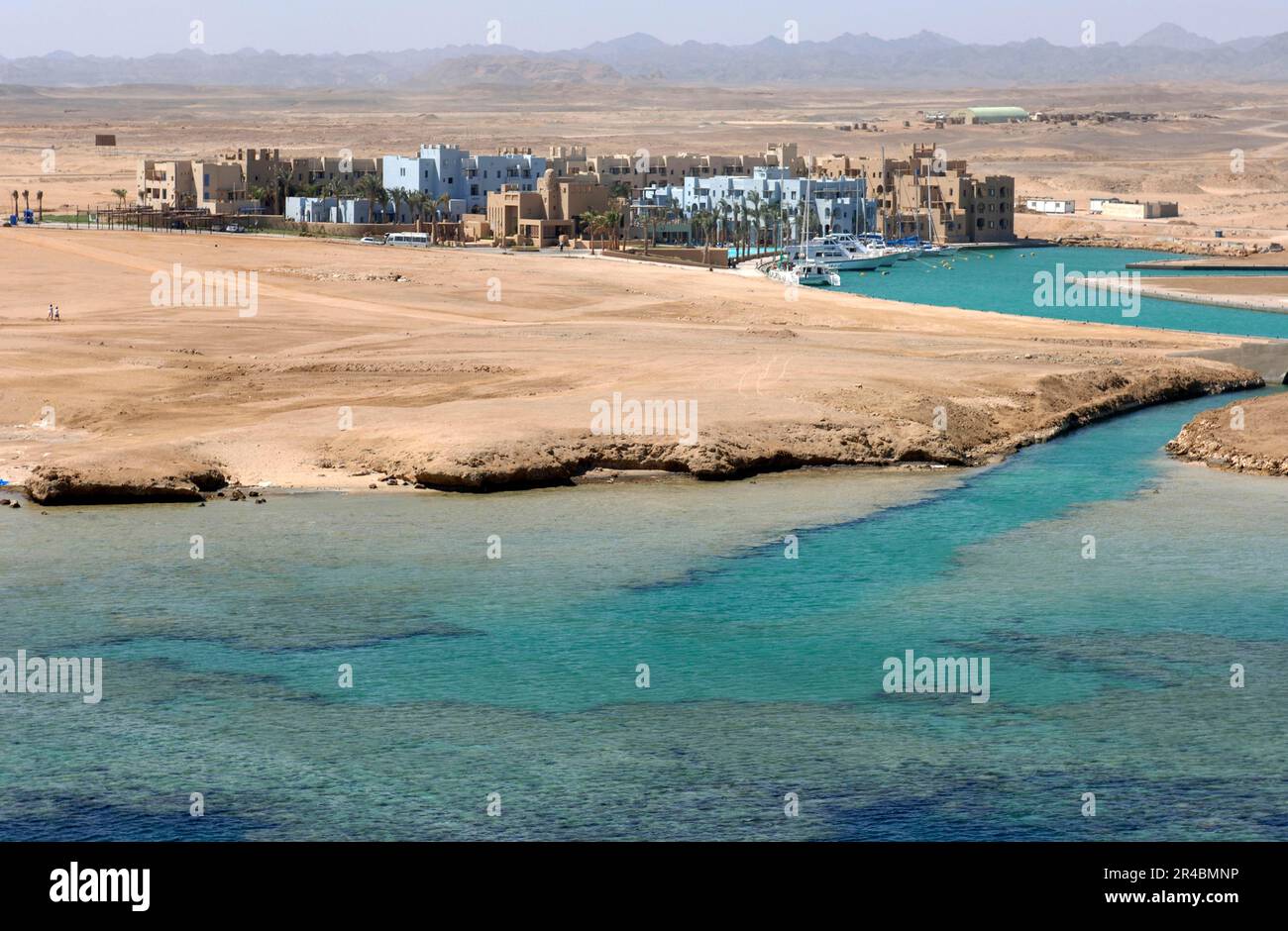 Hôtel Marina Lodge, Port Ghalib, Marsa Alam, Egypte Banque D'Images