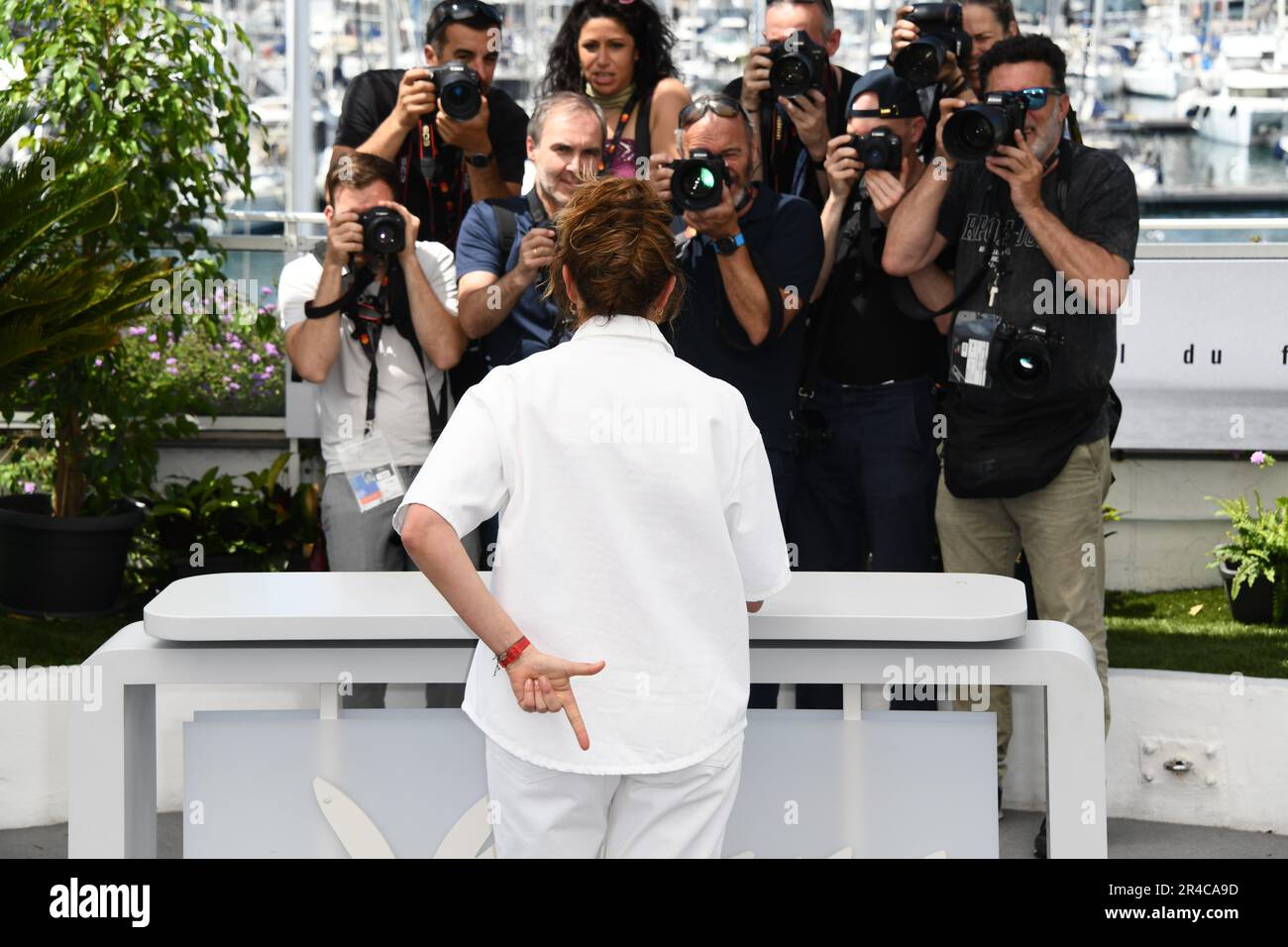 Cannes, . 27th mai 2023. 76th Festival du film de Cannes 2023, film Photocall "la Chimère". Photo Alice Rohrwacher crédit: Agence de photo indépendante/Alamy Live News Banque D'Images