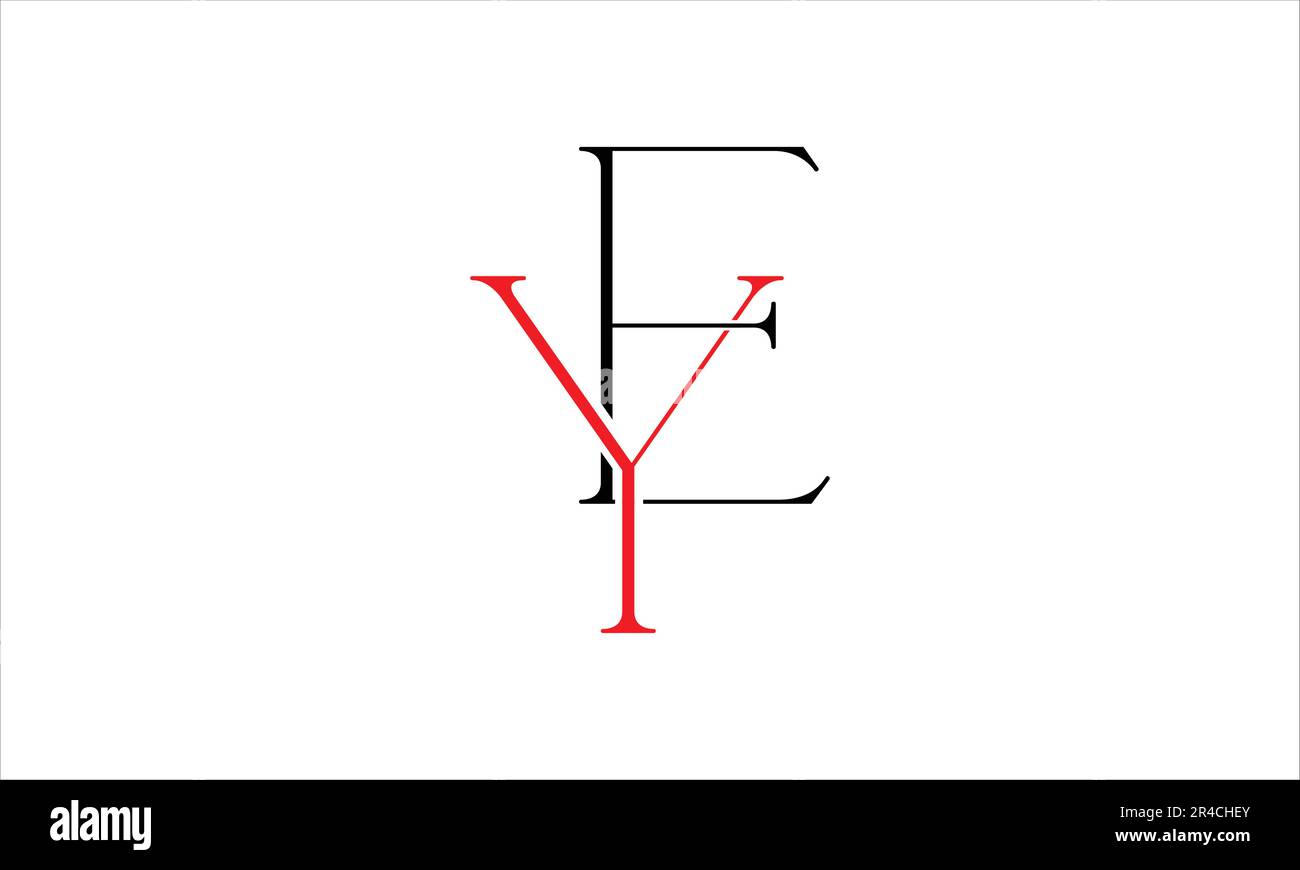 Logo EY E y initiales Illustration de Vecteur