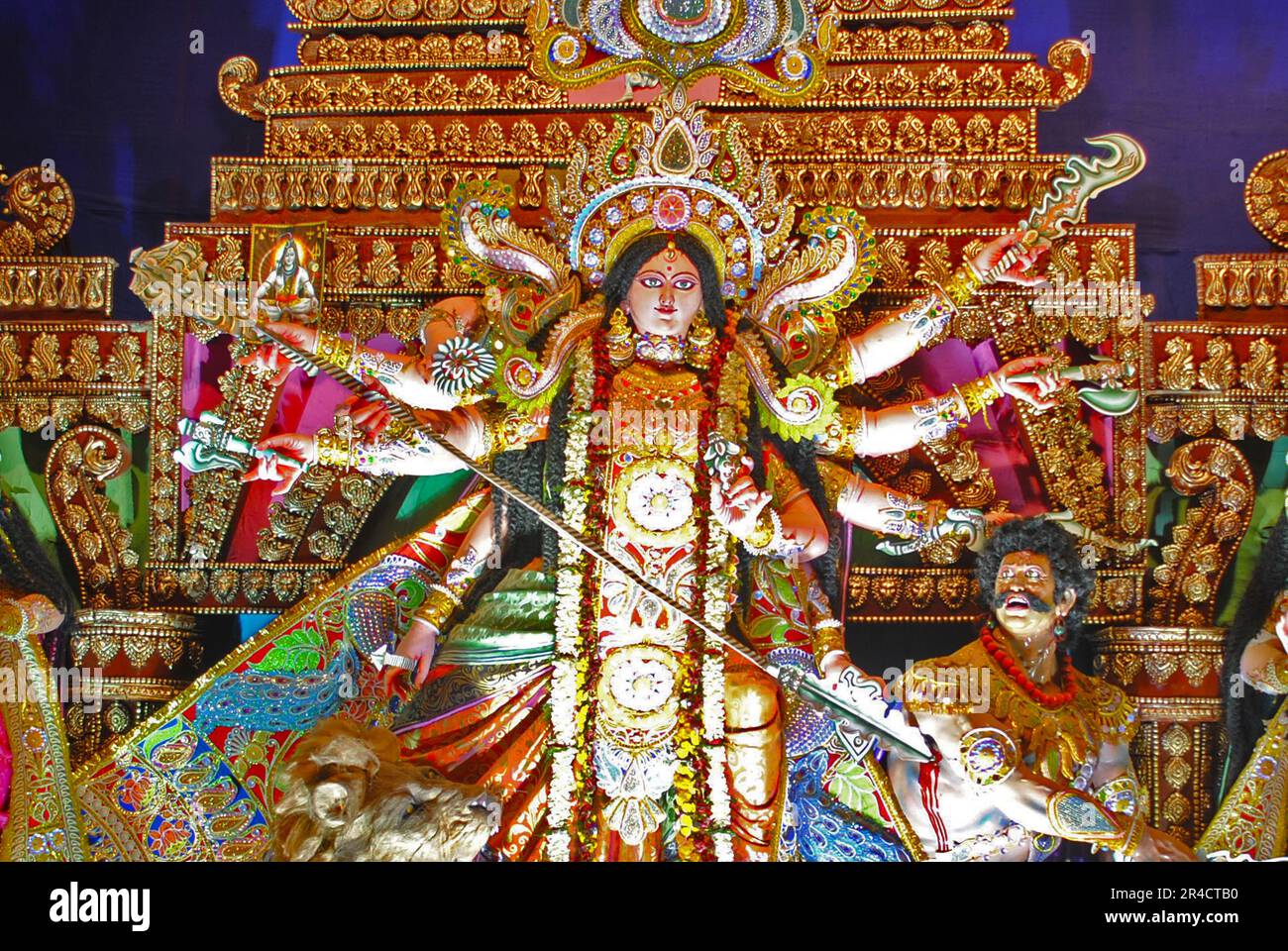 Image de durga idole, Clay Durga Déesse pic,durga ji ki murti,maa durga idol,mata ki murti, Banque D'Images