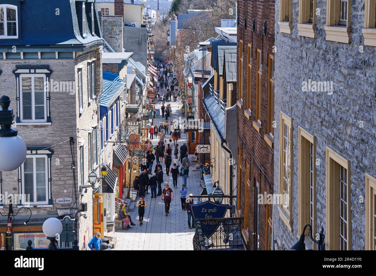 Petit-Champlain, Québec, Canada Banque D'Images