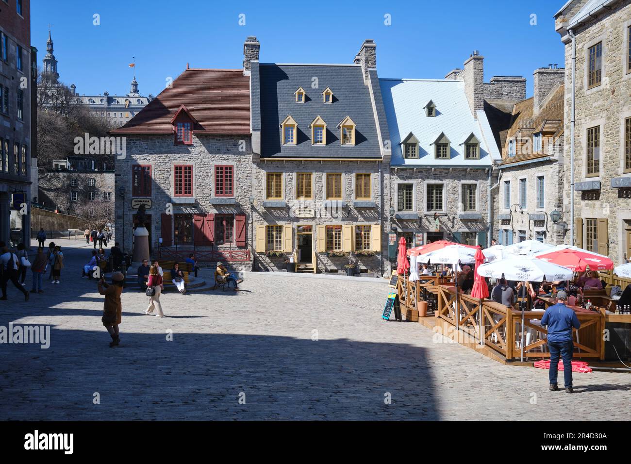 Rue notre-Dame, petit-Champlain, Québec, Canada Banque D'Images