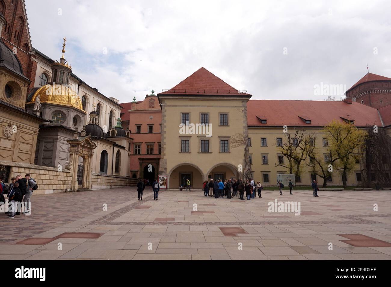 Le château de Wawel, Cracovie, Pologne Banque D'Images
