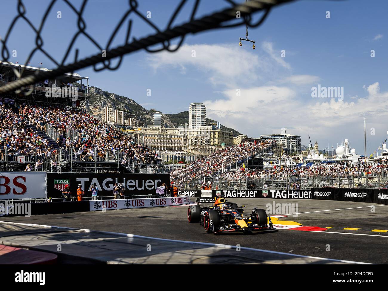 MONACO - Max Verstappen (Red Bull Racing) lors des qualifications pour le Grand Prix de Monaco. ANP REMKO DE WAAL Banque D'Images