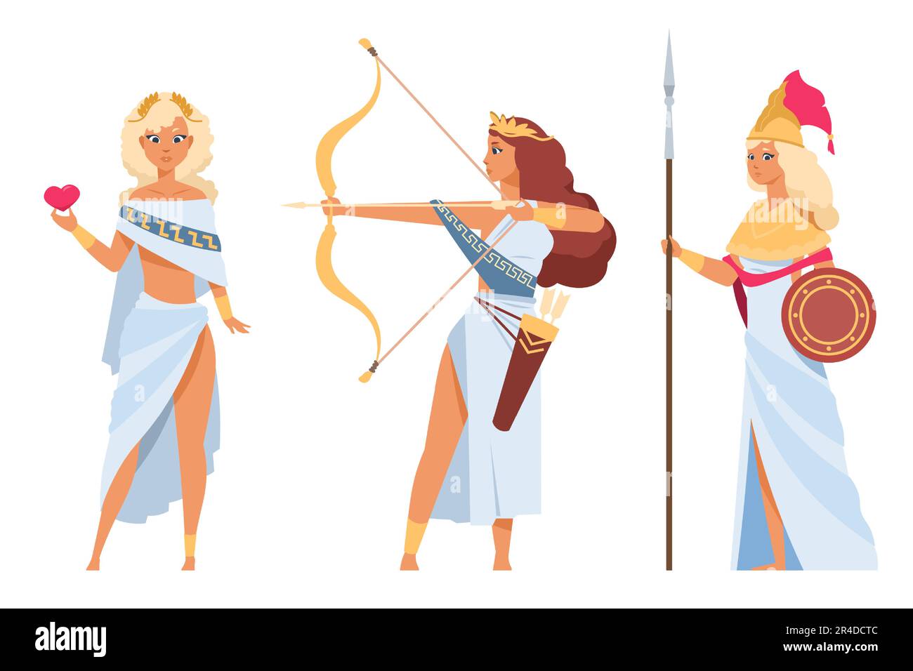 dessins-anim-s-dieux-grecs-d-esses-anciennes-artemis-avec-fl-ches-et