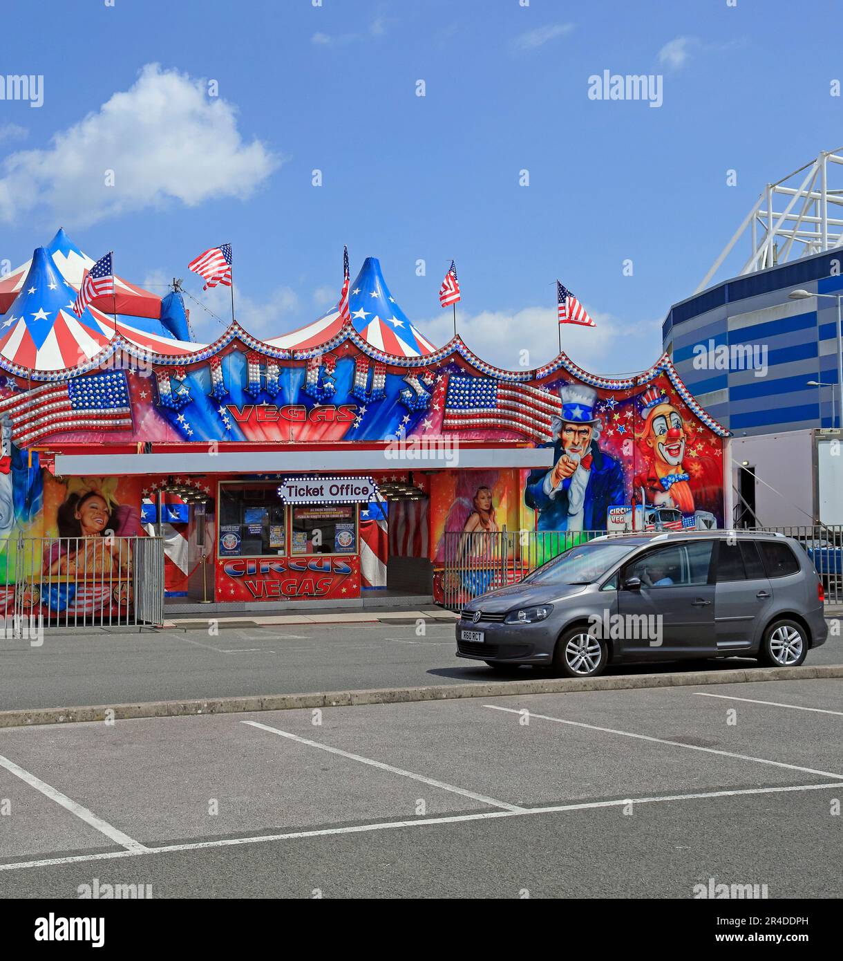 Cirque Vegas à Cardiff. Pris en mai 2023. Été Banque D'Images