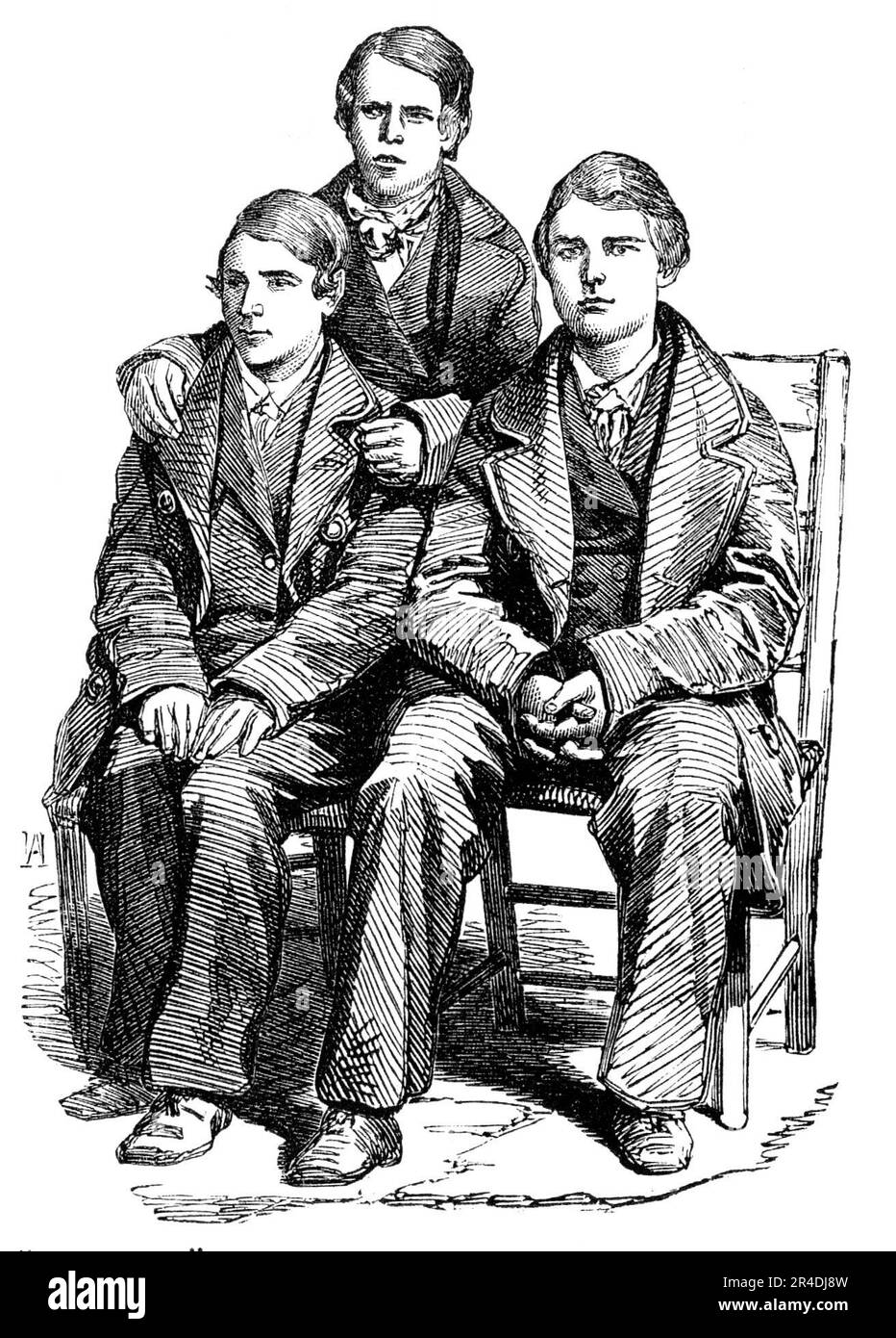 "Villes arabes" - d'une photographie prise après un cours de formation au Reformatoire Belvedere-Crescent, 1856. Des enfants sauvés de la rue et enseignaient une compétence à la Maison industrielle pour Outcast Boys à Lambeth, dans le sud de Londres. "Avec la bonne humeur, ils travailleraient, maître et élèves, à la fabrication de sacs en papier pour la plus grande partie de la journée, Tandis qu'une heure ou deux dans la soirée serait consacrée à l'instruction laïque - l'activité de chaque jour étant régulièrement commencé et se termine par la lecture des Écritures et la prière. Le dimanche, ils ont assisté au Service Divin dès que Banque D'Images