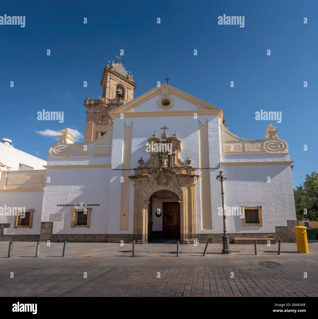 Église de San Andres - route des Églises Fernandes - Cordoue, Andalousie, Espagne Banque D'Images
