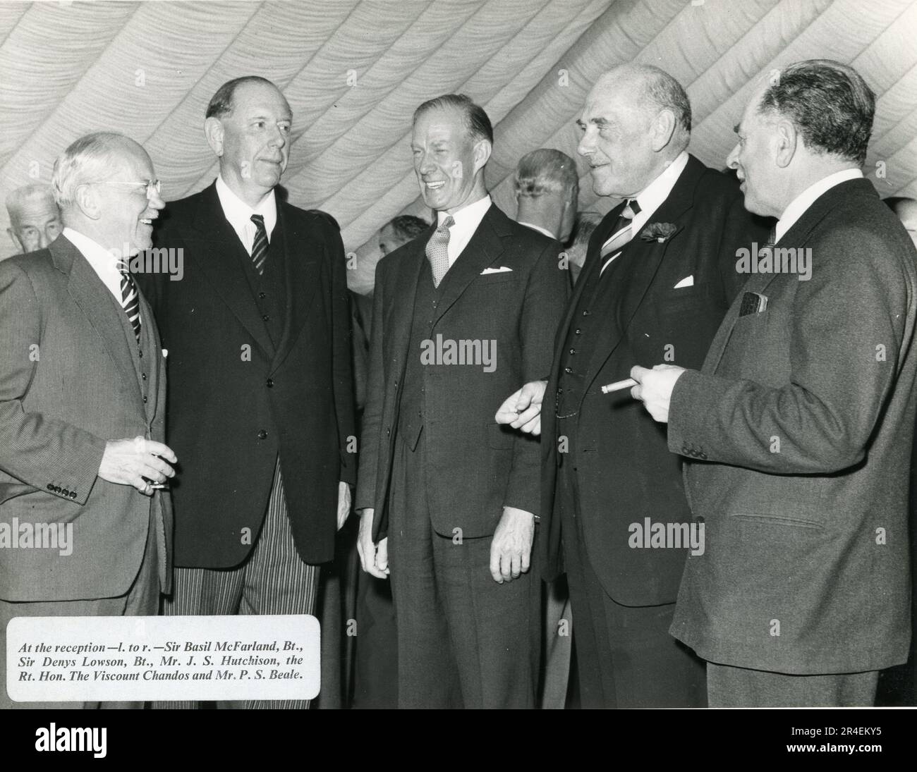 Ouverture officielle de l'usine de production de carbide et d'acétylène à Maydown, près de Londonderry, en Irlande du Nord, sur 15 juin 1960. Carbide Industries Limited faisait partie du British Oxygen Group of Companies. Banque D'Images