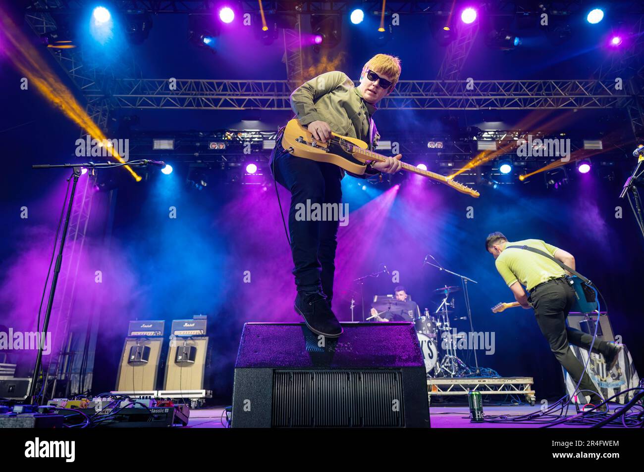 Warrington, Royaume-Uni. 27th mai 2023. The K's in the big top le jour 1 du festival de la semaine NBHD 2023 de Warrington, Credit: Gary Mather/Alay Live News Banque D'Images