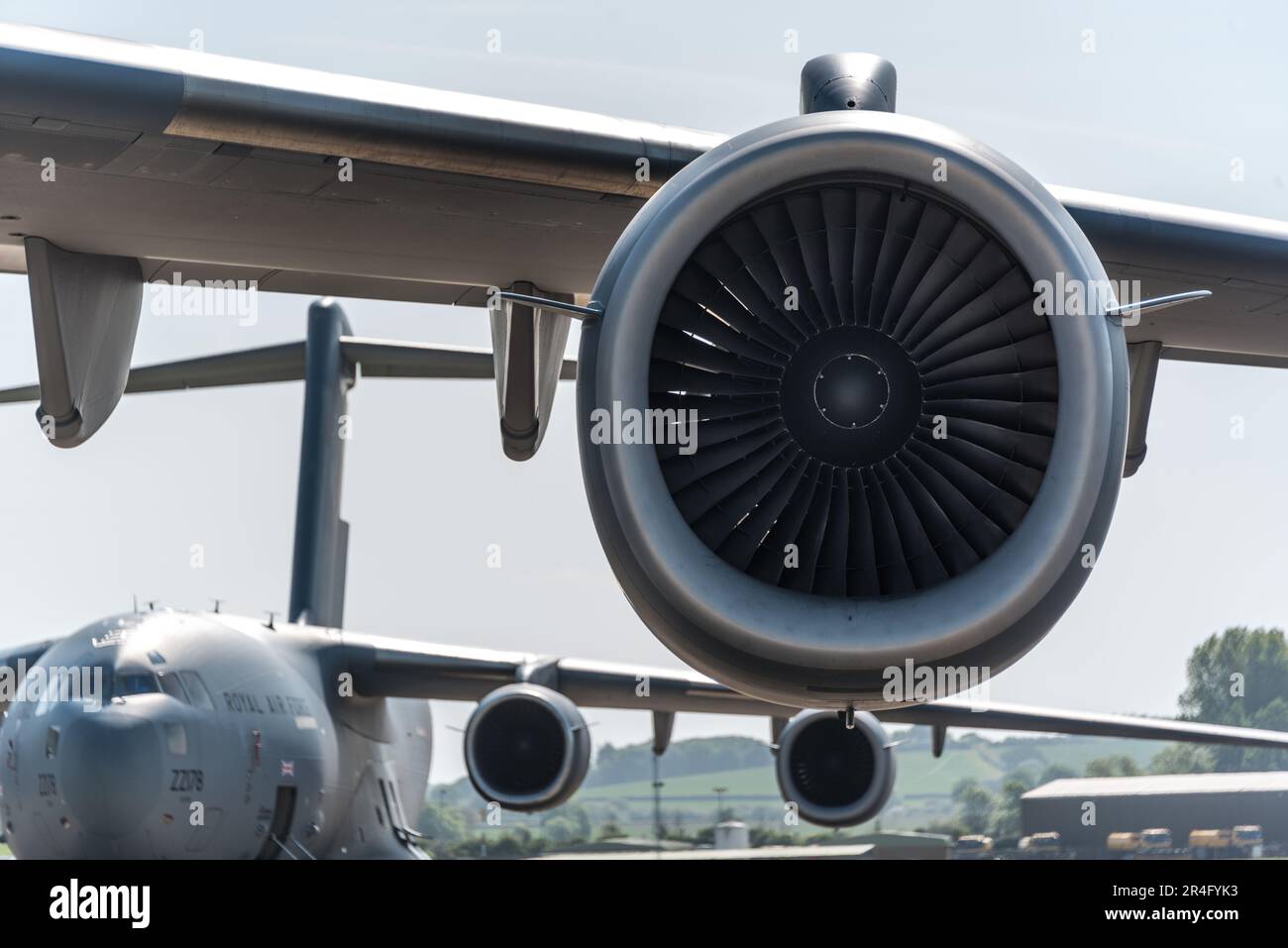 C-17 Globemaster à RAF Brize Norton Banque D'Images