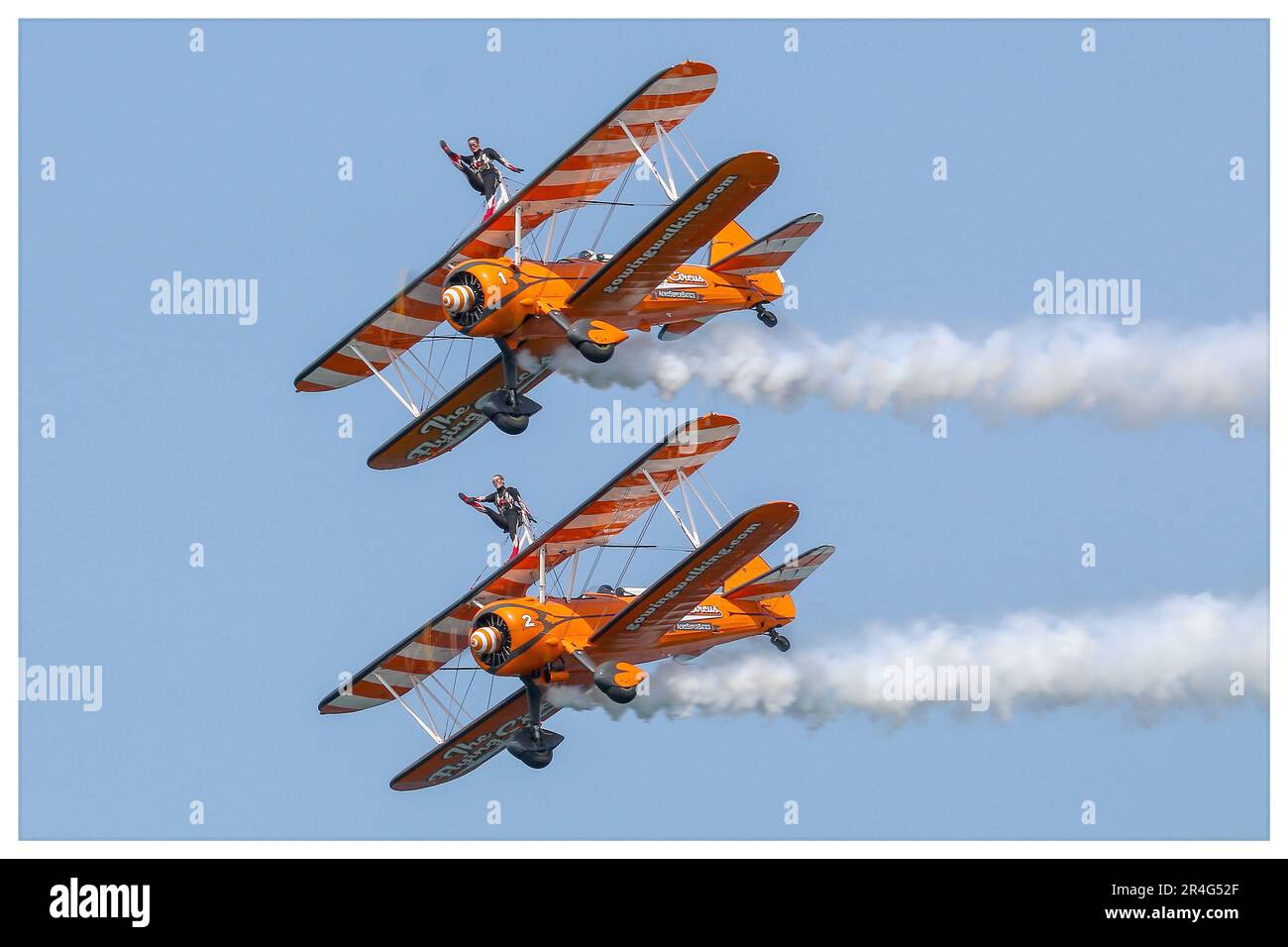 Festival de la mer de Bangor Wingwalkers Banque D'Images