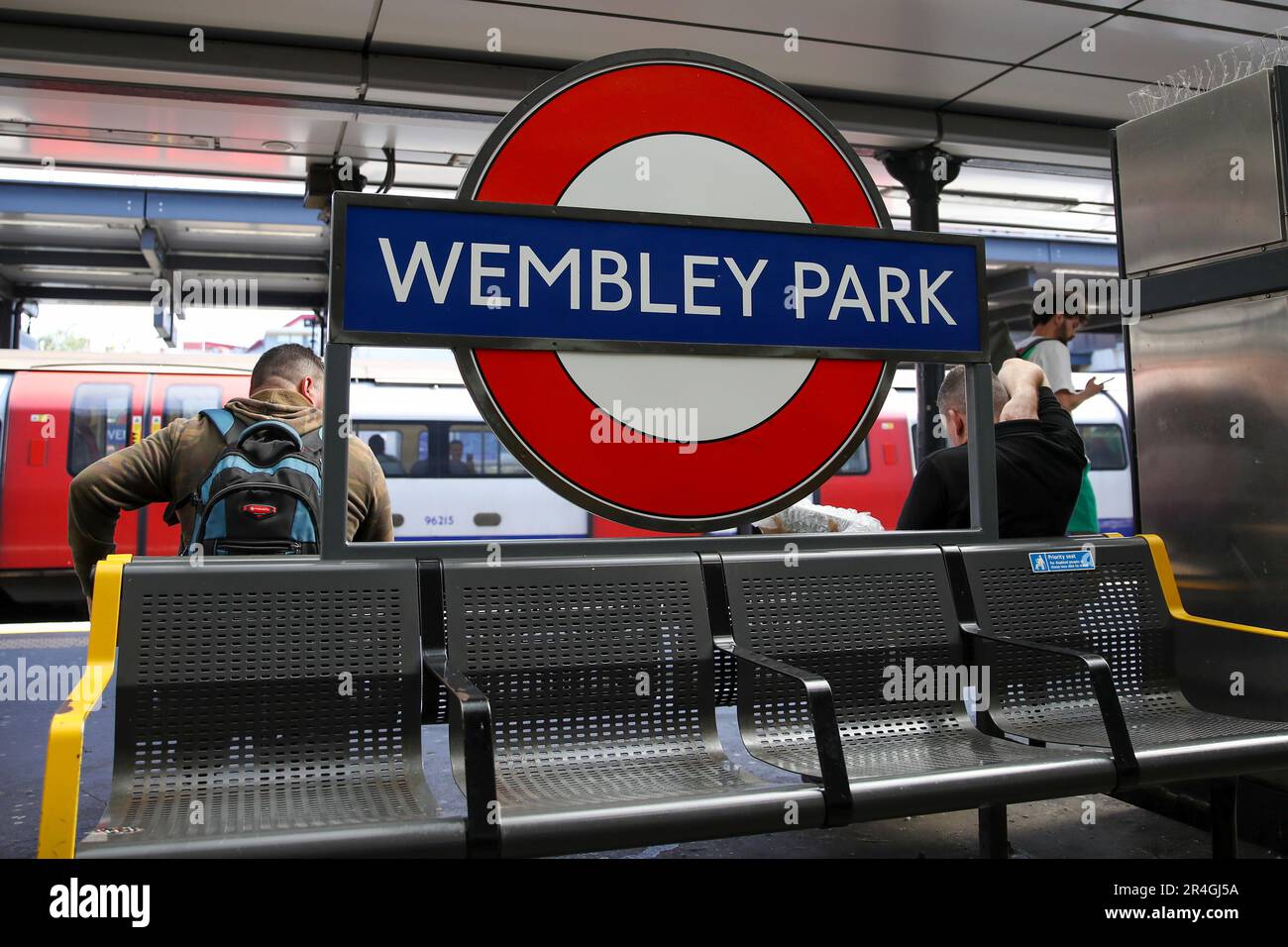 Londres, Royaume-Uni. 28th mai 2023View de Wembley Park lors de la finale de la Sky Bet League 2 entre Carlisle United et Stockport County au stade Wembley, Londres, le dimanche 28th mai 2023. (Photo : Tom West | MI News) Credit: MI News & Sport /Alay Live News Banque D'Images