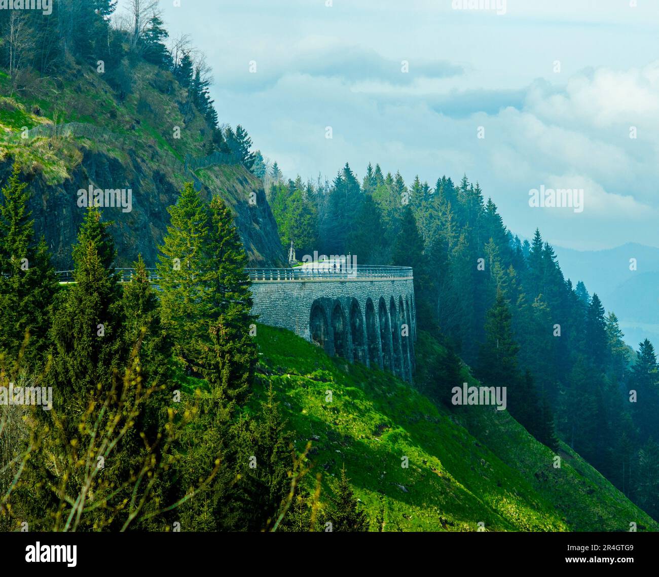 Rosfeld route panoramique dans les Alpes d'Allemagne et d'Autriche Banque D'Images