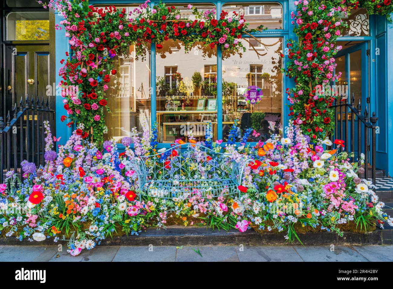 LONDRES, Royaume-Uni - 26 MAI 2023: Chelsea in Bloom est une exposition florale annuelle avec les plus spectaculaires expositions florales dans les rues de Chelsea Banque D'Images