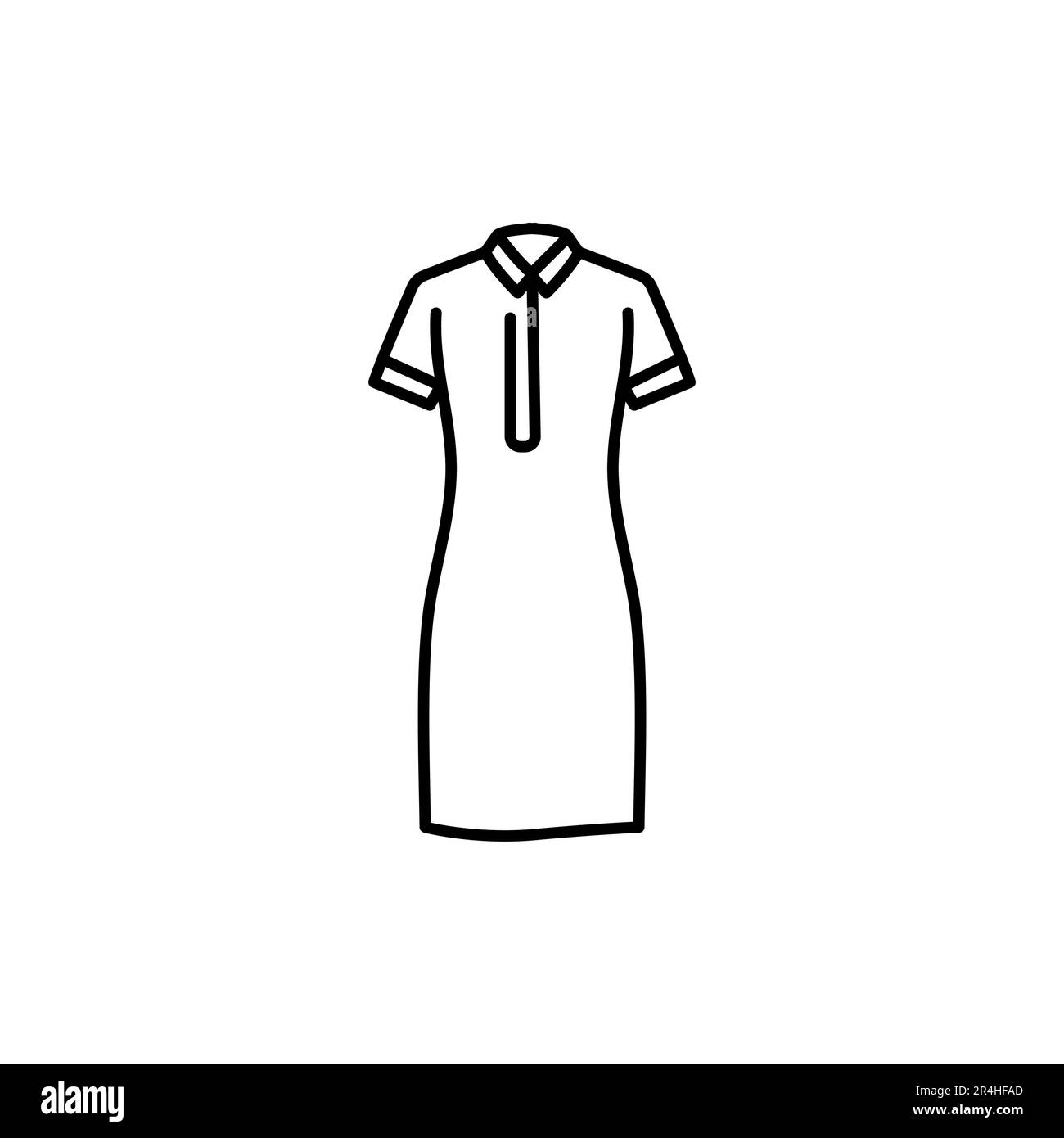 Icône de la ligne noire de la robe de sport. Pictogramme pour page Web, application mobile, Promo. Illustration de Vecteur Icône de la ligne noire de la robe de sport. Pictogramme pour page Web, application mobile, Promo. Illustration de Vecteur
