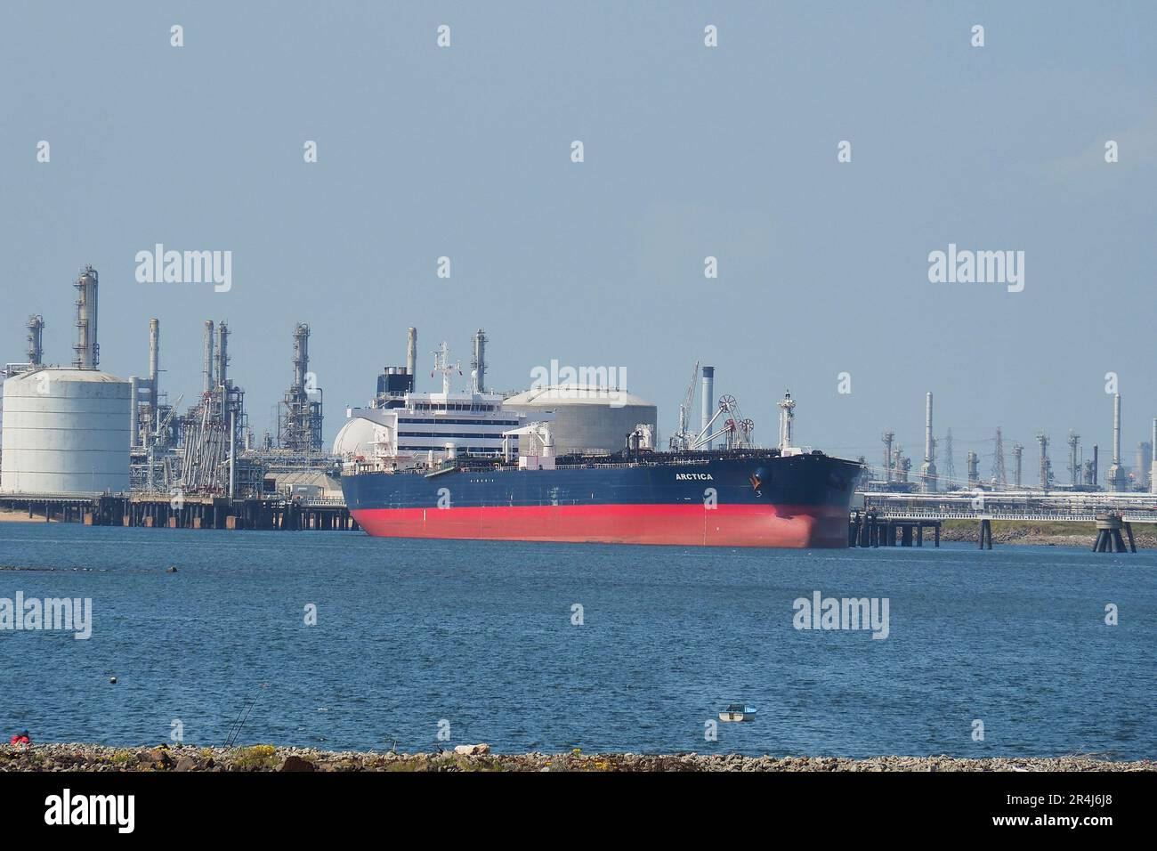 Pétrolier Arctica, numéro IMO 9305556 MMSI 257861000) est un pétrolier brut construit en 2005 18 ans et naviguant actuellement sous le drapeau de NOR Banque D'Images