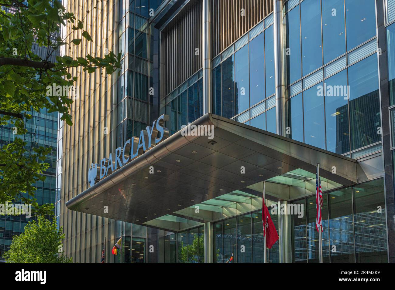 Le siège social de Barclays Group à Canary Wharf Banque D'Images