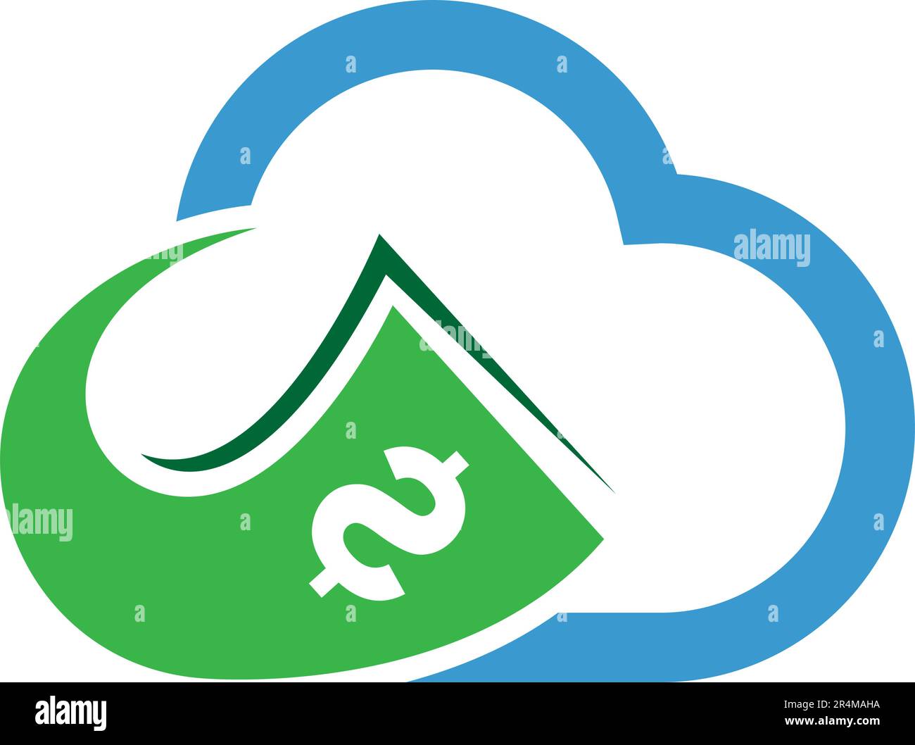 Illustration de l'icône du logo Cloud Illustration de Vecteur