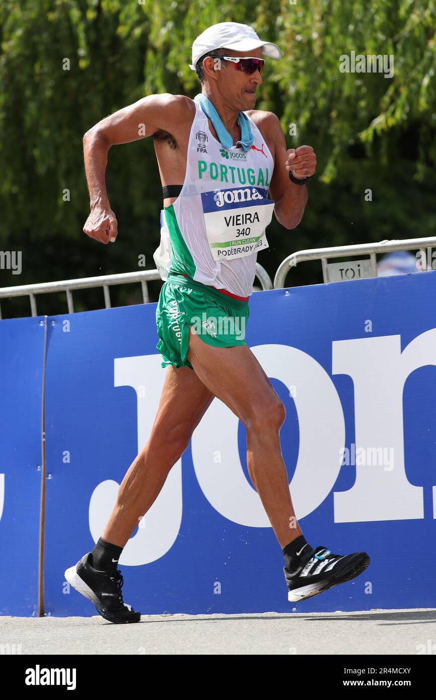 João VIEIRA dans les 20km hommes au Championnat européen de l'équipe de marche de course 2023 Banque D'Images