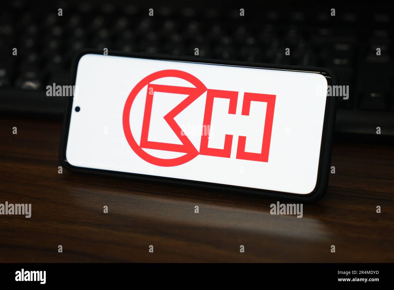 Chine. 29th mai 2023. Dans cette illustration, le logo CK Hutchison Holdings est affiché sur l'écran d'un smartphone. Crédit : SOPA Images Limited/Alamy Live News Banque D'Images