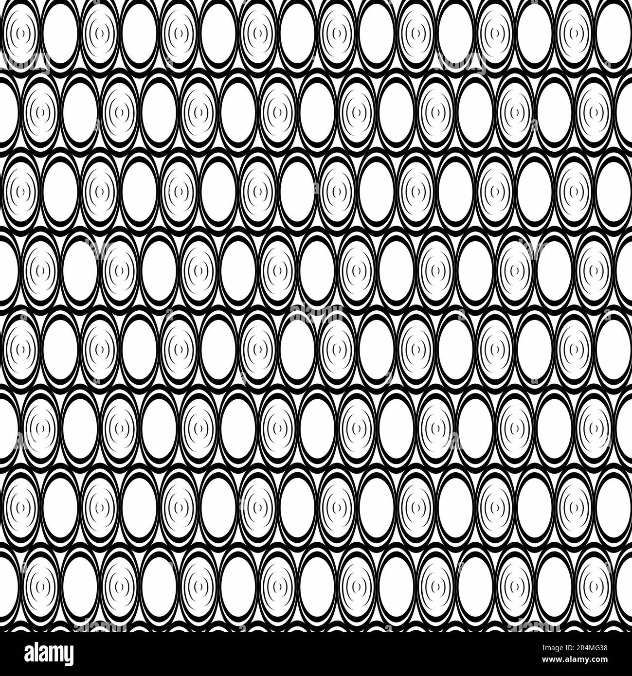 Motif géométrique sans couture avec ellipses. Illustration de Vecteur