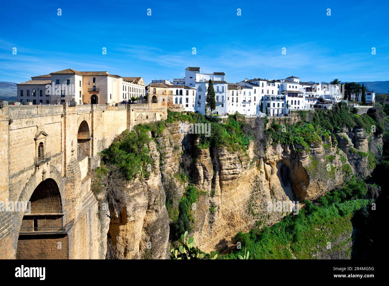 Andalousie Espagne. Ronda. El Tajo (gorge) Banque D'Images