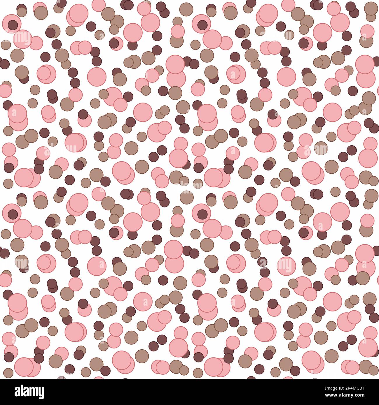 Motif géométrique sans couture avec cercles. Illustration de Vecteur