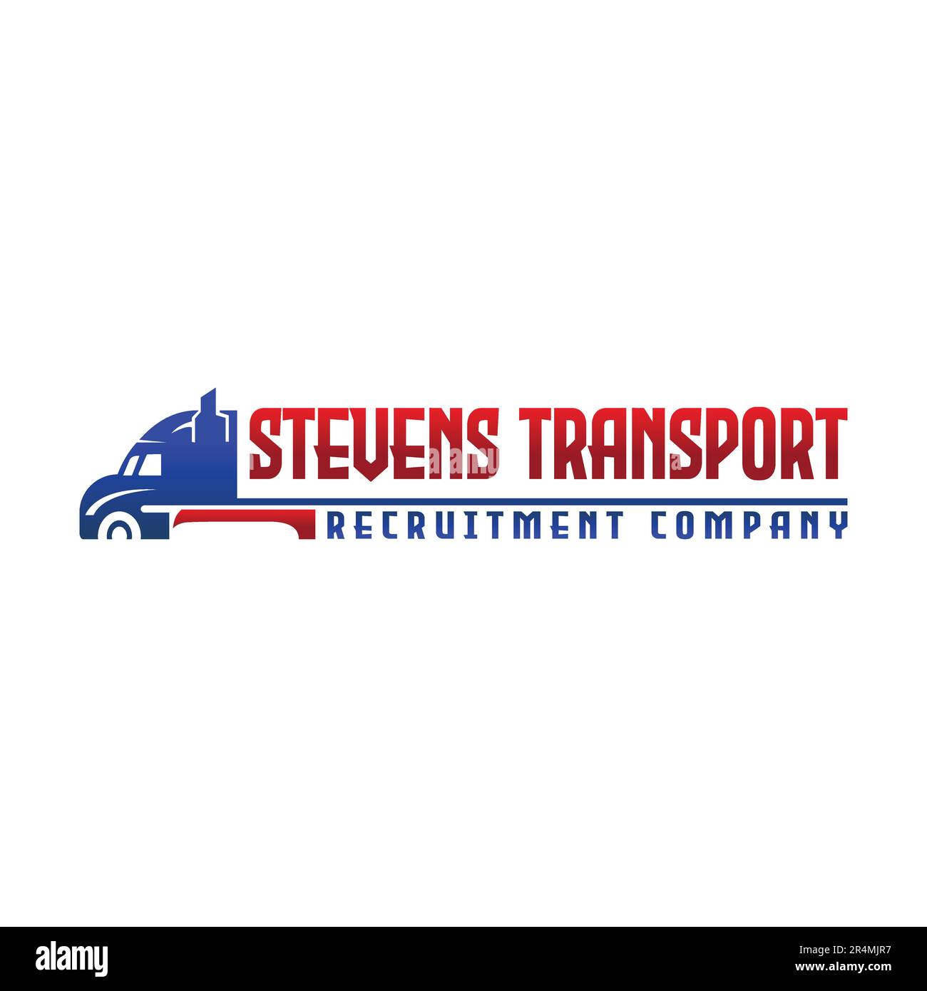 Conception de logo de camion dans le format de modèle vectoriel Illustration de Vecteur