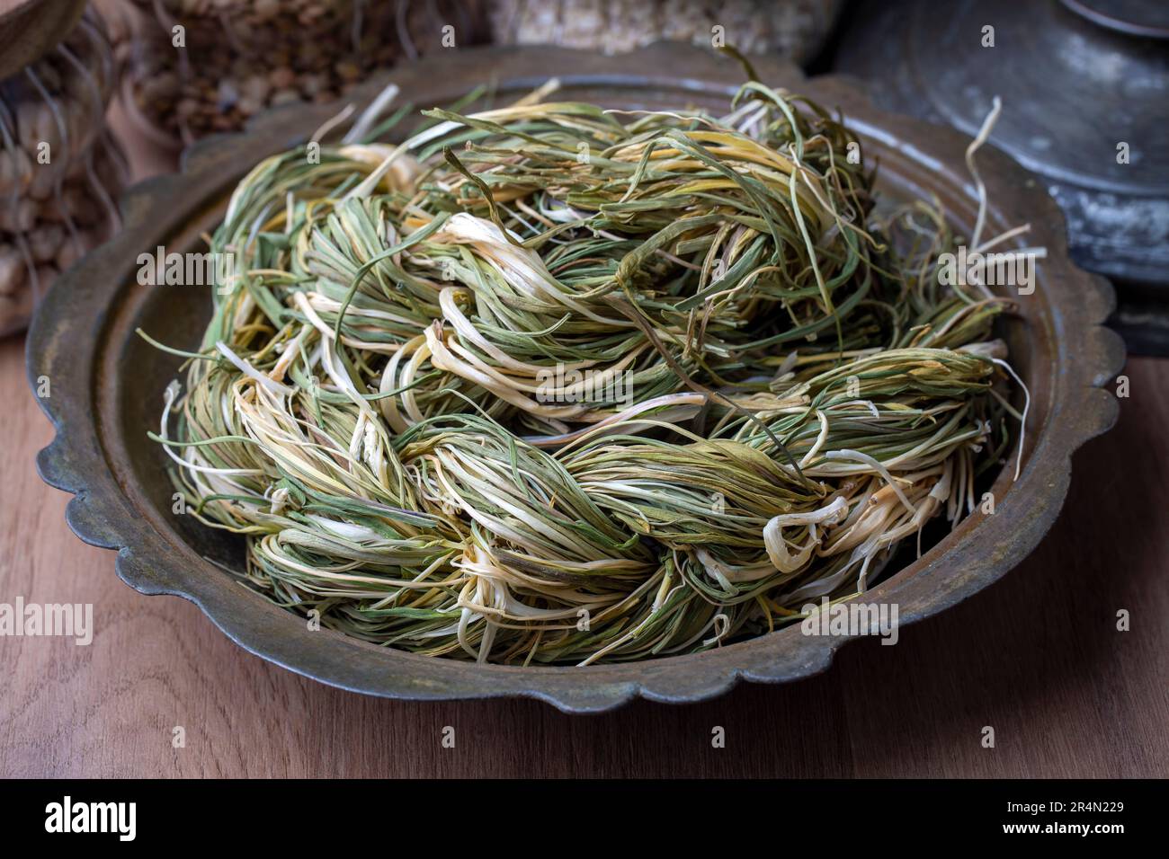 La plante de betterave blanche, l'herbe de Keledos, est une plante qui pousse dans les montagnes de la province de Van en Turquie. Nom turc; Keledos otu - Ak pancar otu Banque D'Images