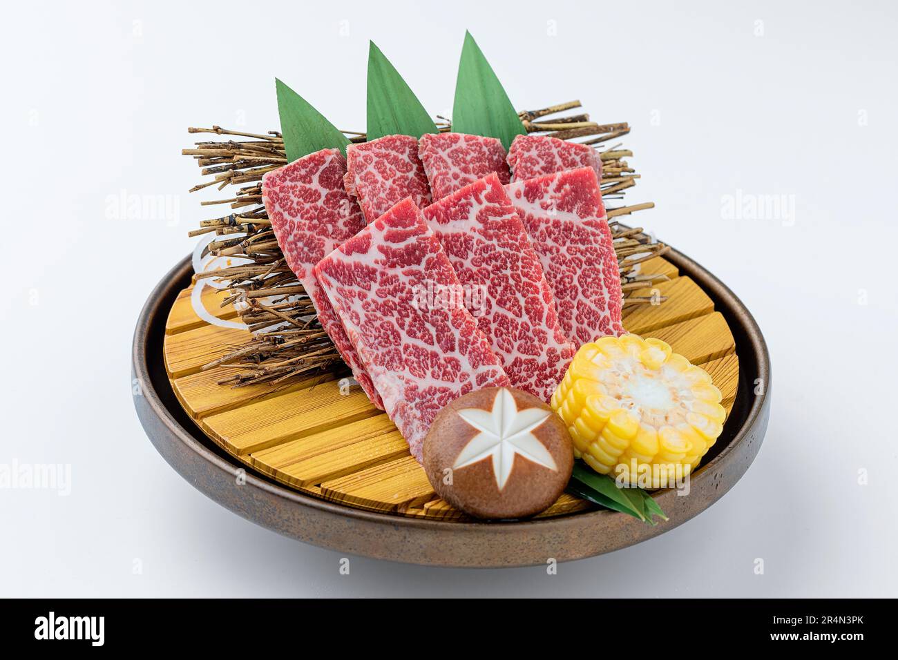 Tokujoh Karubi côte désossée - avant, partie inférieure de côte, pour barbecue japonais ou barbecue coréen。 Banque D'Images