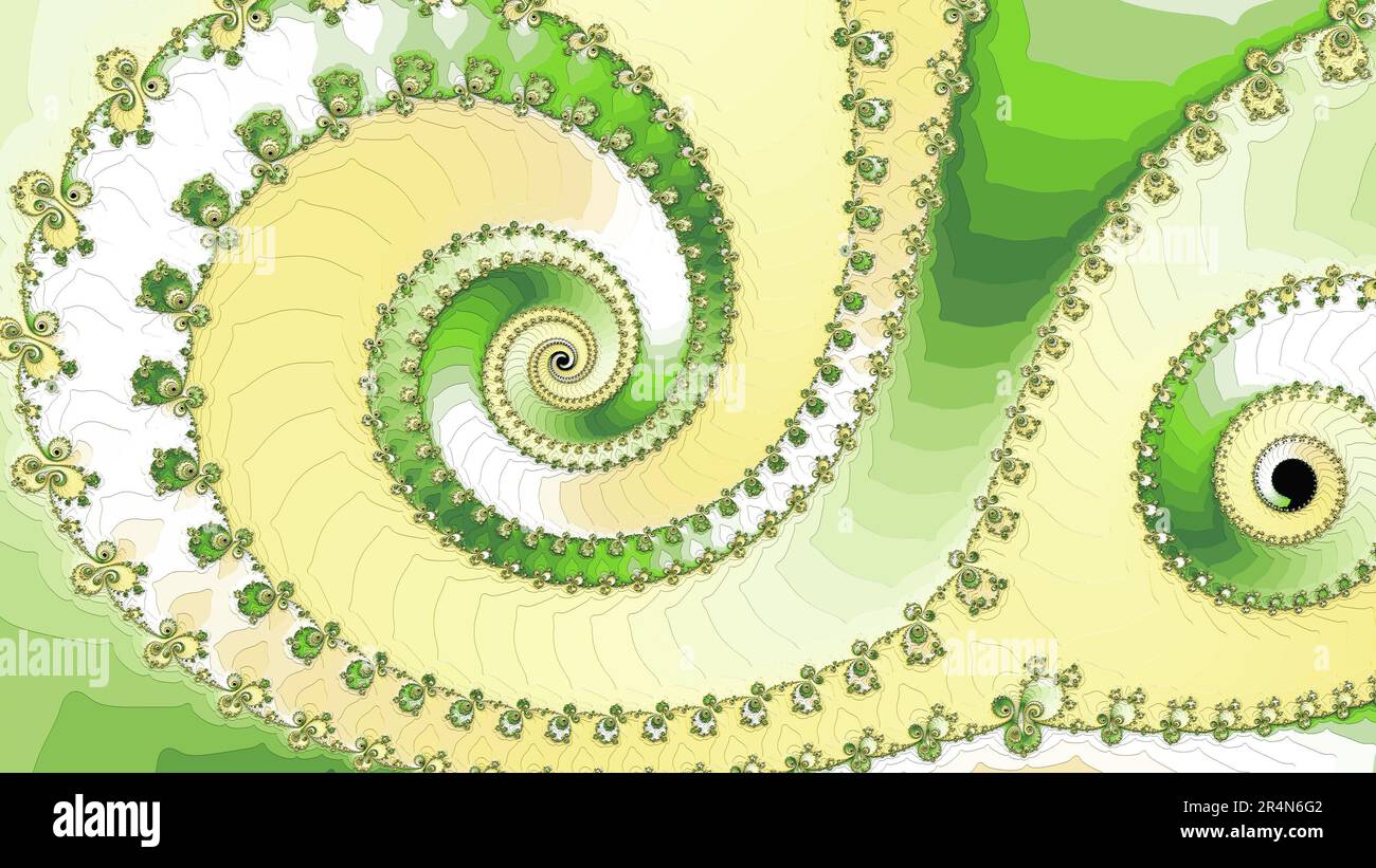 Arrière-plan fractal abstrait numérique généré Banque D'Images