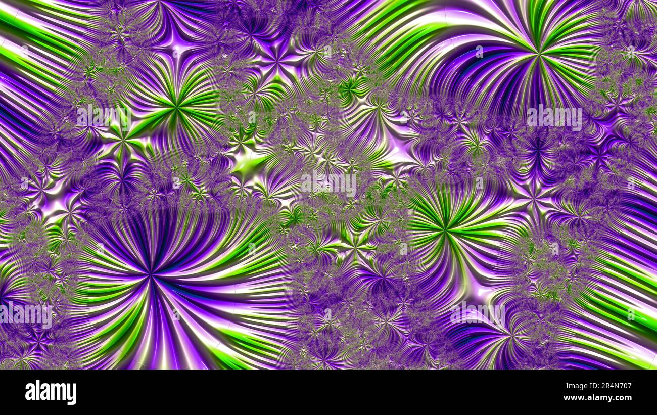 Arrière-plan fractal abstrait numérique généré Banque D'Images