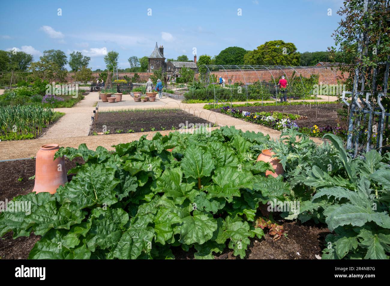 Le jardin de la cuisine à RHS Bridgewater, Worsley Greater Manchester, Angleterre. Banque D'Images