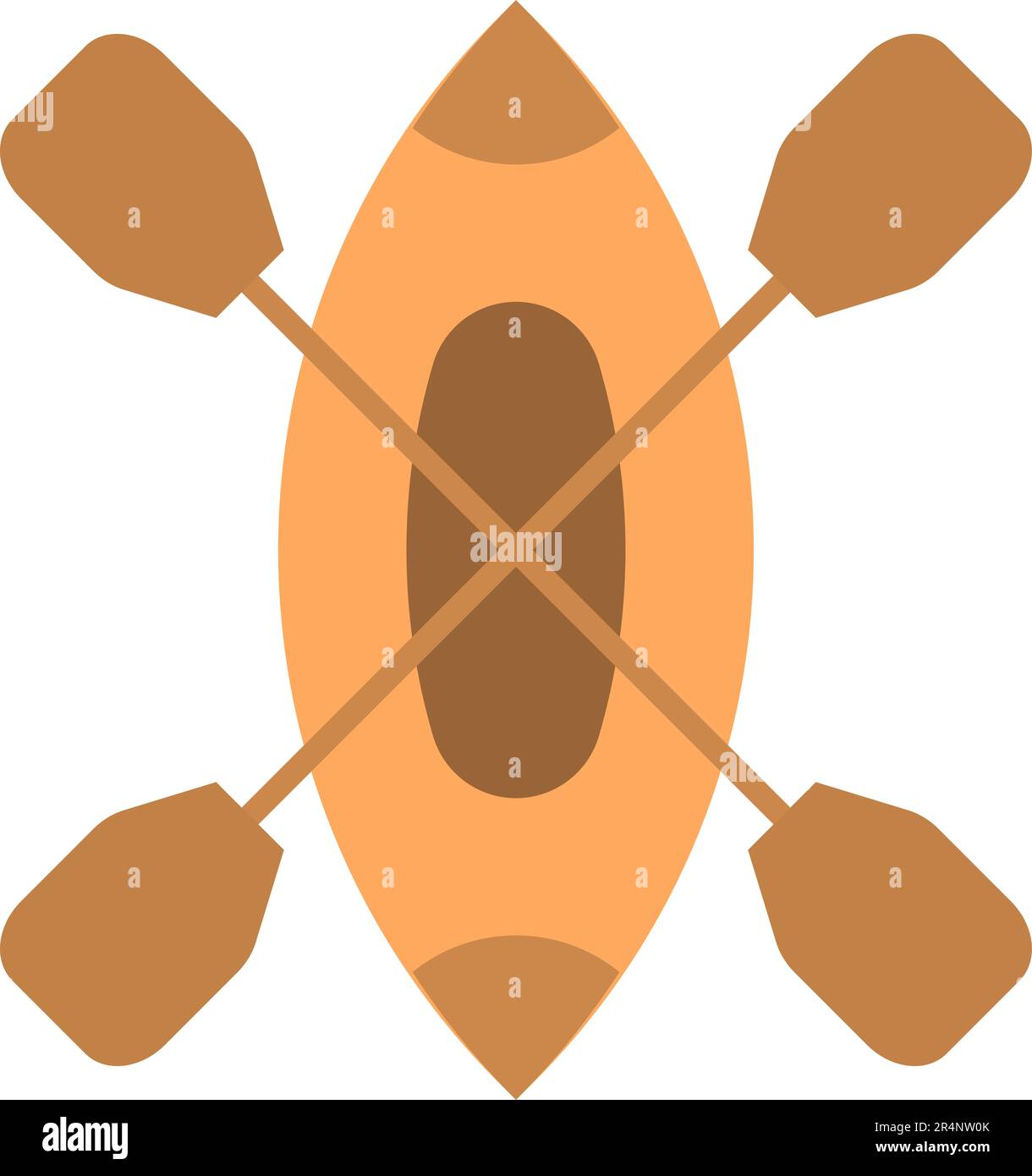 Image vectorielle d'icône de canoë. Illustration de Vecteur