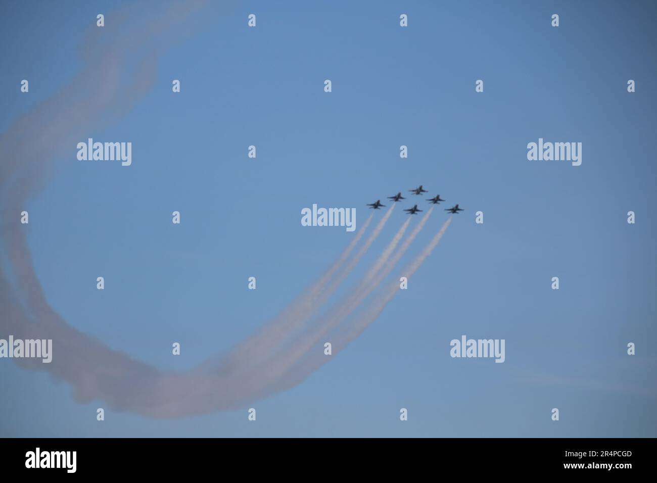 Bethpage, New York, 11714 États-Unis. 28 mai 2023. Le Bethpage NY Air Show de 2023 a ravi plus de 300 000 spectateurs, qui ont assisté aux acrobaties aériennes des Thunderbirds de l'USAF F16C. Crédit : ©Julia Mineeva/EGBN TV News/Alay Live News Banque D'Images