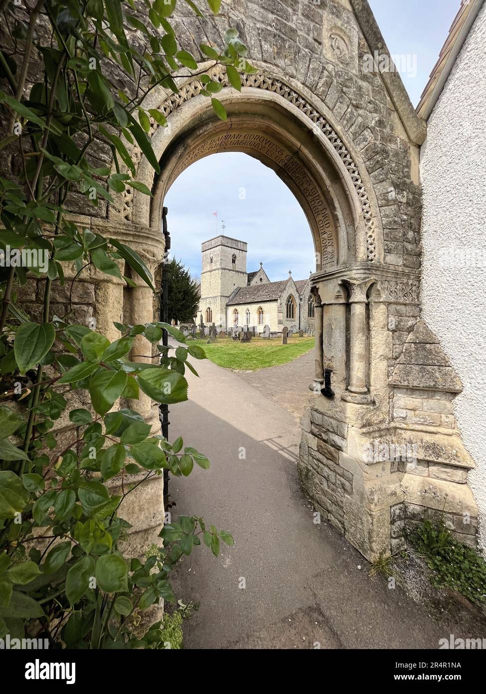 Église de Betchworth, Betchworth, Surrey, qui a été présentée comme un lieu dans quatre mariages et un funéraire. Banque D'Images