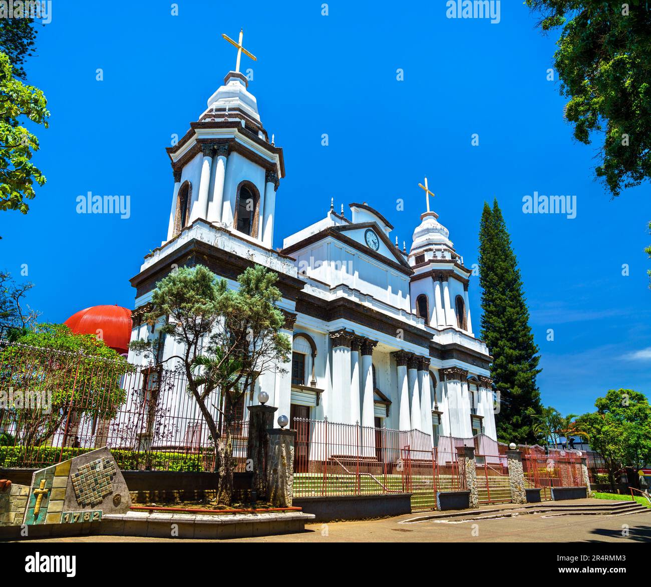 Cathédrale notre-Dame du pilier à Alajuela - Costa Rica, Amérique centrale Banque D'Images
