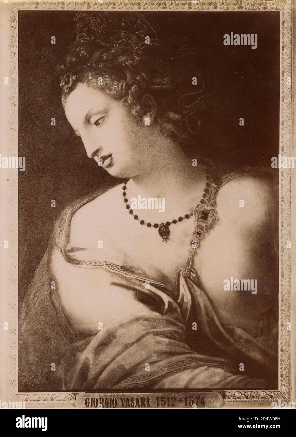 Lucrezia Romana, portrait de l'artiste italien Giorgio Vasari, galerie Borghèse, Rome, Italie 1900s Banque D'Images