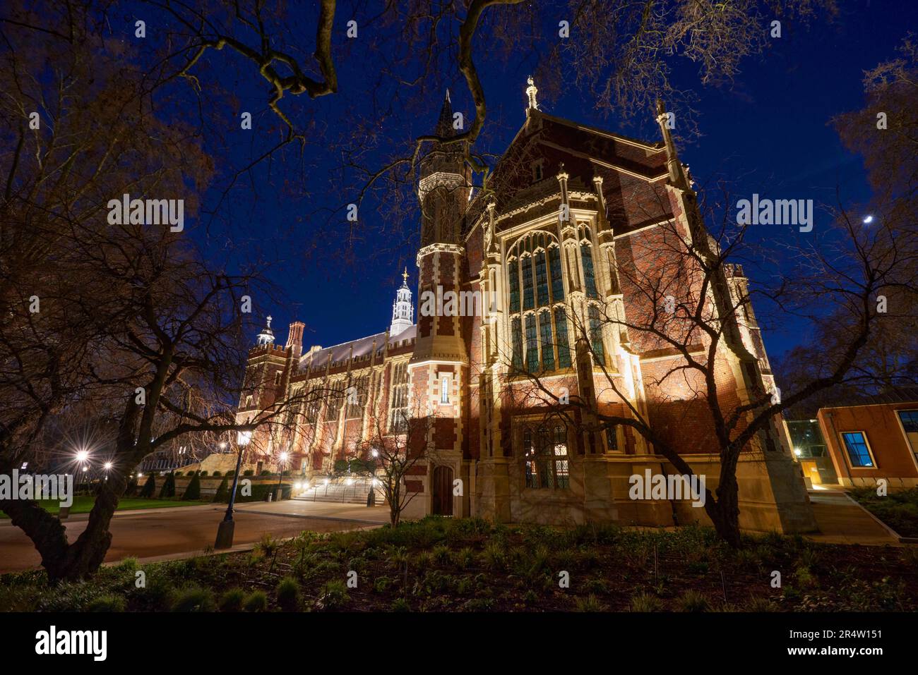 Vue sur le Lincoln's Inn Great Hall à Dusk Banque D'Images
