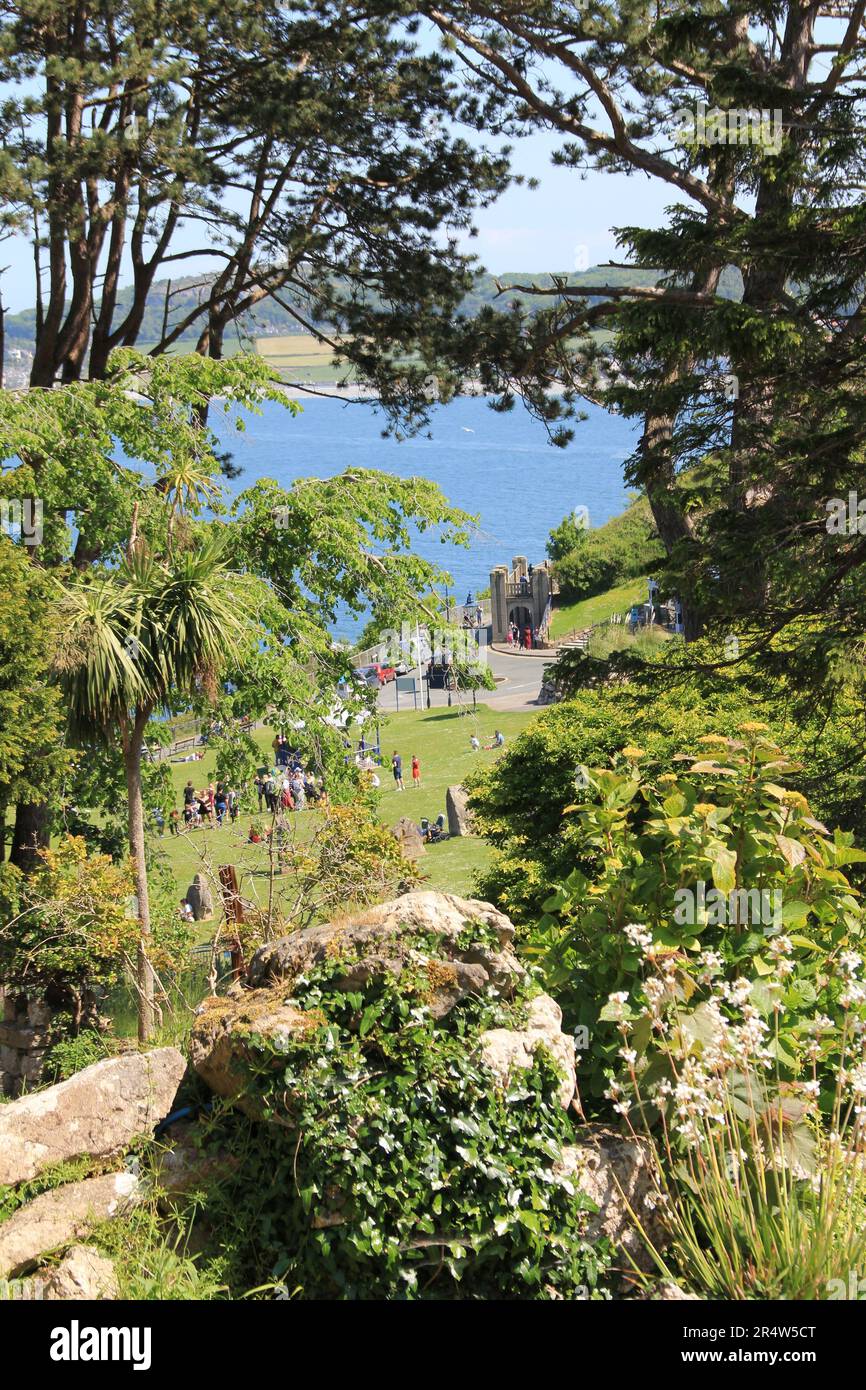 Happy Valley à Llandudno Banque D'Images